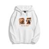 American Creative Fun Spoof Cartoon Cat and Dog Printed Hooded Sweater Men's and Women's Loose Plus Size Sportswear