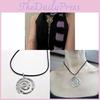 Bohemian Titanium Steel Spiral Pendant Necklace For Women With Geometric Elements Trendy Gift