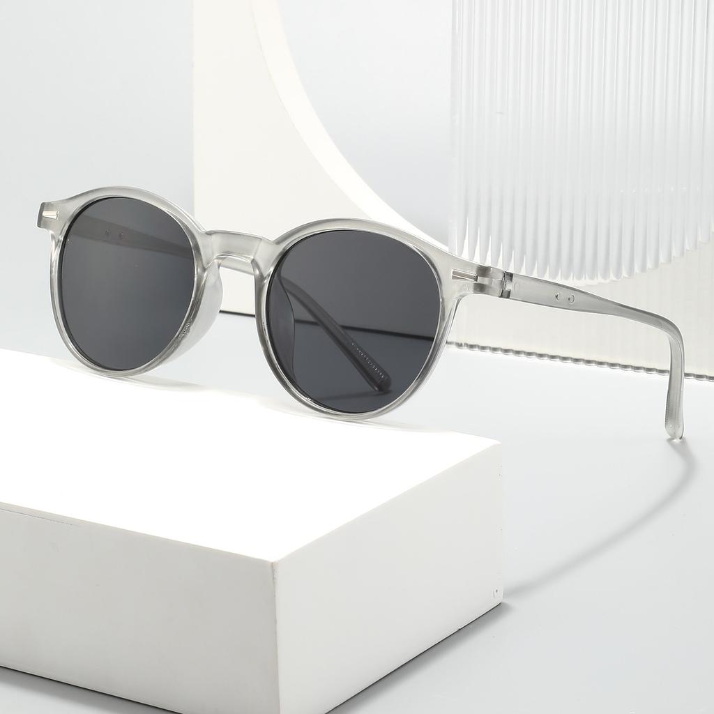 Internet celebrity small round frame sunglasses unisex UV protection sunglasses outdoor driving glasses