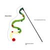 Cat Toy Feather Cat Teaser Wand Cat Interactive Toys Funny Caterpillar Colorful Rod Christmas Hairball Teaser Wand Pet Supplies