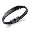 Trendy Black Adjustable Stainless Steel Bracelet