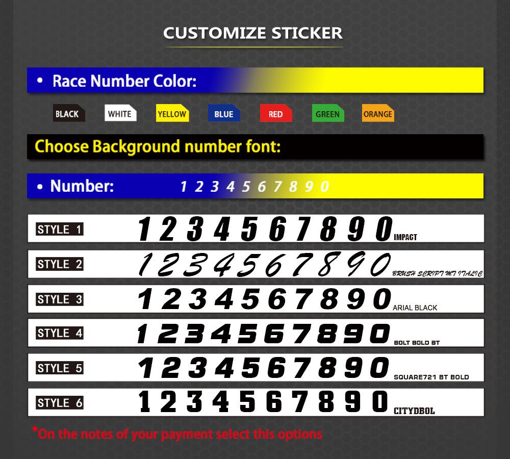 For Yamaha TTR90 TTR 90 2000-2007 2006 2005 2004 2003 2002 2001 Motorcycle Fairing Graphics Background Decal Sticker Customize