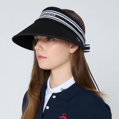 Munsingwear Women Block Wide Visor Black Mr122lcp22
