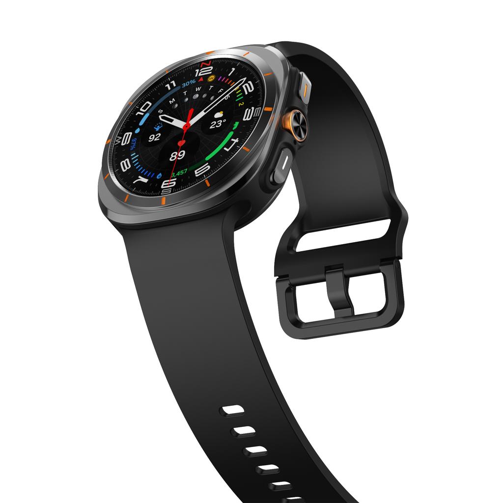Sports Soft Silicone Strap For Samsung Galaxy Watch Ultra 47mm Band Bracelet For Samsung Watch Ultra Wristband Accessories