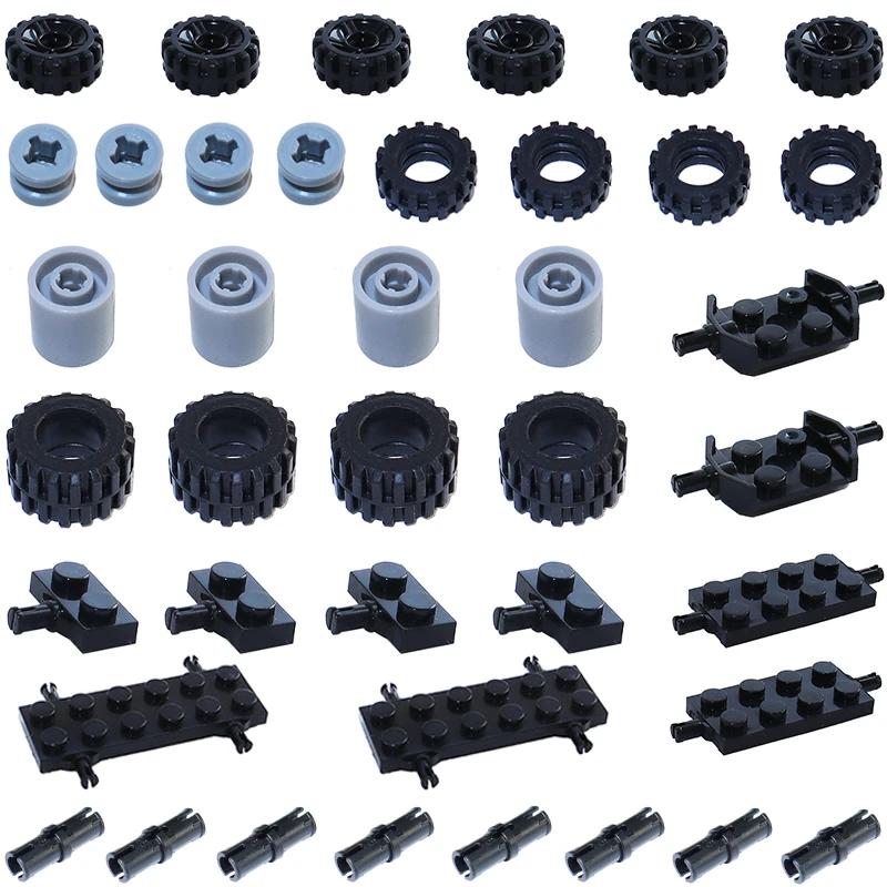 Gear Cross Axles Kit Construction Bricks MOC Blocks Technical Accessories Bulk Multiple Sizes Works With All Brands Learning Playthings