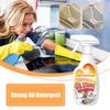 Kitchen Stain Oil Remover Strong Fast-Acting Cleaning Stubborn Oil Stains Spray 240ml Stove Range Hood Clean Kitchen Utensils