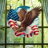 US Flag Eagle Diamond Art Hanging Pendant Diamond Painting Home Decor 5D DIY Diamond Painting Dots Pendant for Home Wall Decor