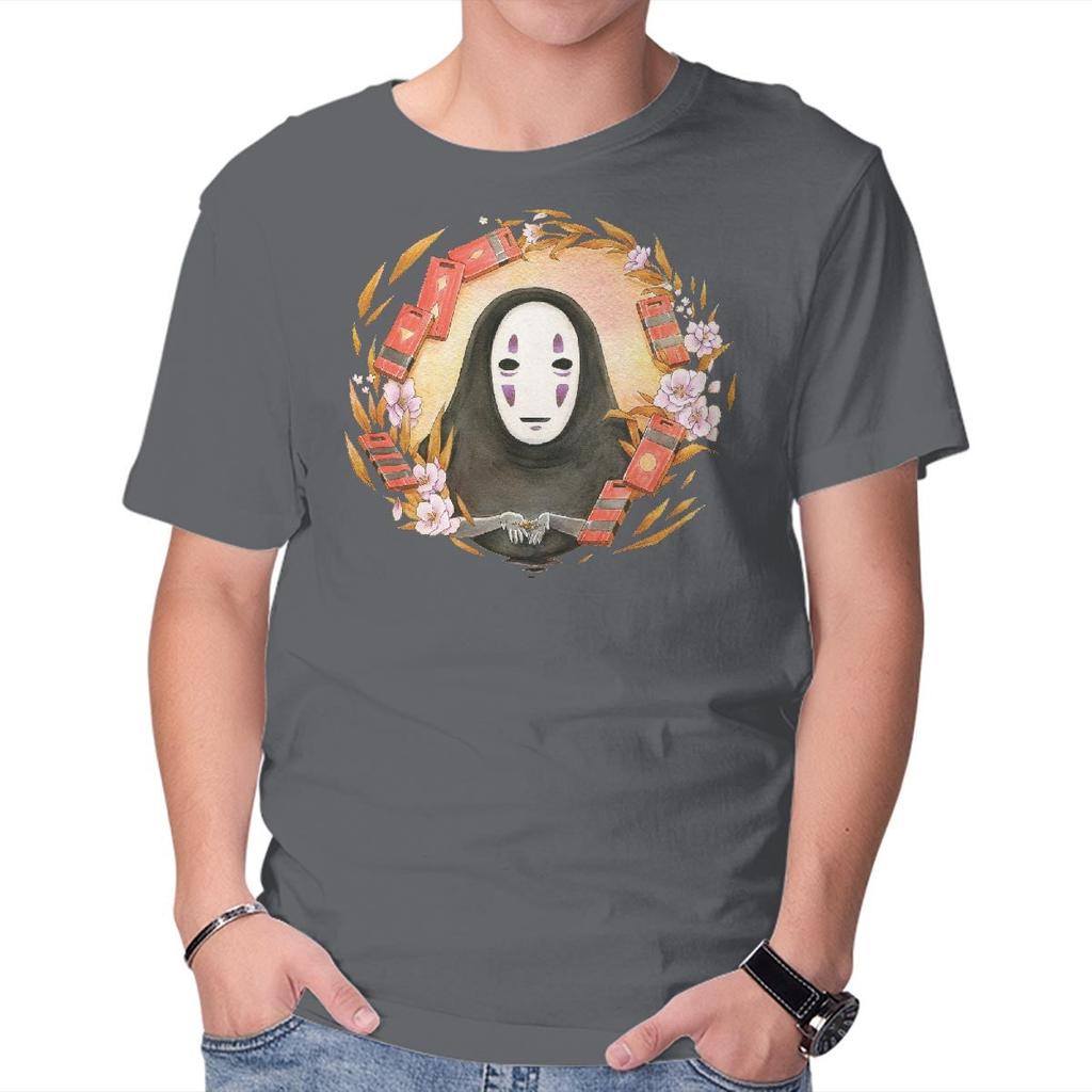 Unisex Crew Neck T-Shirt No Face Graphic Short Sleeve Casual Tee