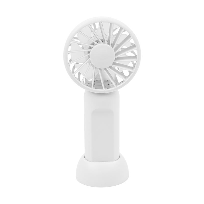 Modern Design Handheld Fan USB Rechargeable Foldable Table Fan with Base for Car RV Outdoor Household Hotel Use Portable Fan