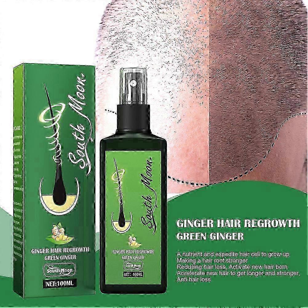 3Pcs Growth Nourishing Ginger Spray, Hair Growth Serum Spray Hair Lotion, Regrowth Nourishing Ginger Spray