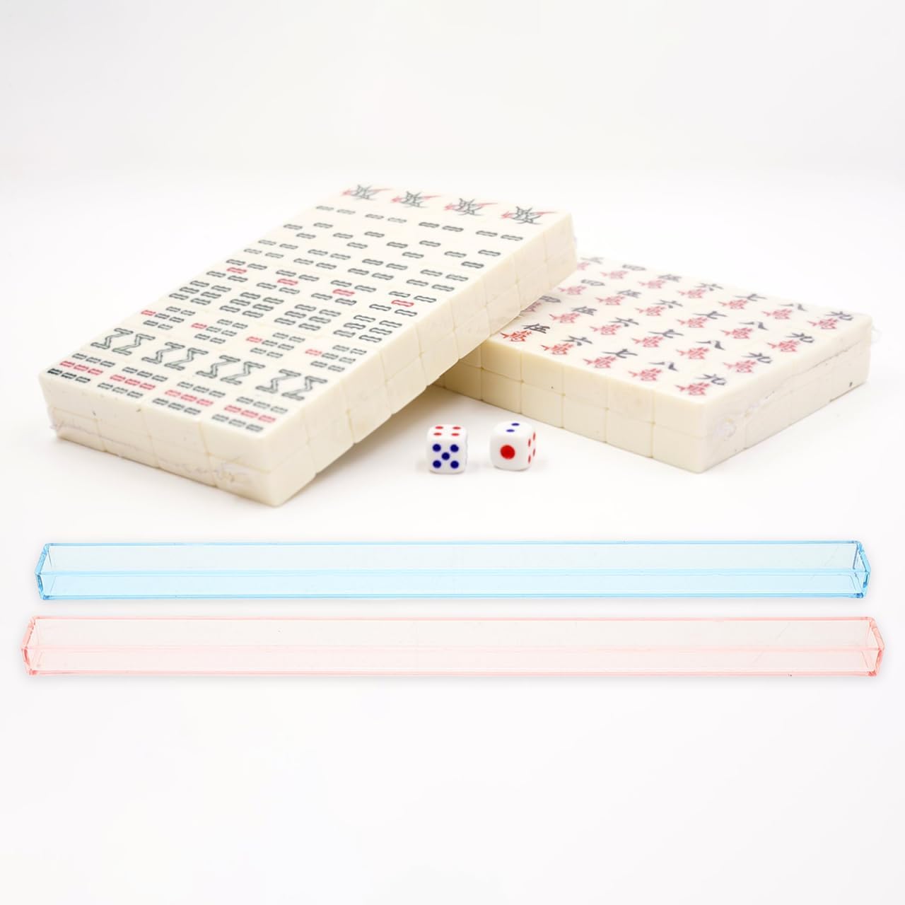 

VICASKY Подставки для маджонга с пушерами Акриловые 4 шт. со встроенным пластиковым держателем для мини-игры для дома, путешествий, семейной игры