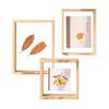 Double-sided Insert Photo Frame Acrylic Photo Frame Creative Transparent Leaf Specimen Display Photo Frame Home Decoration