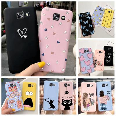 Fundas Para Samsung A5 2017 SM-A520F Tapa Trasera Coque Funda de Teléfono Suave de TPU Para Samsung A5 A 5 2016 2017 A510F A520F Antigolpes Capa