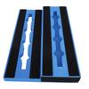 Guitar Pedal Track Board Non Slip EVA Multiple Effects Storage Board for 6 10 Pedals Blue
