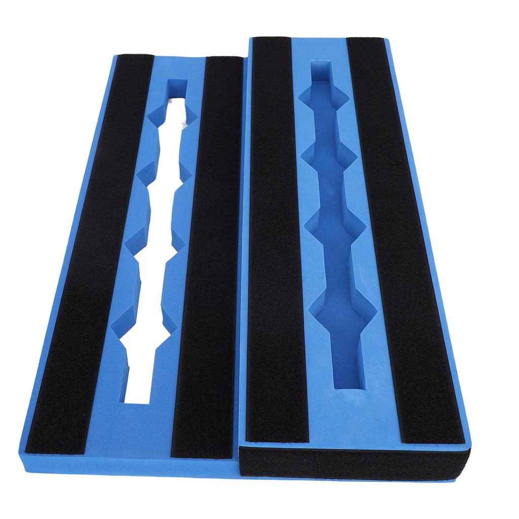 Guitar Pedal Track Board Non Slip EVA Multiple Effects Storage Board for 6 10 Pedals Blue