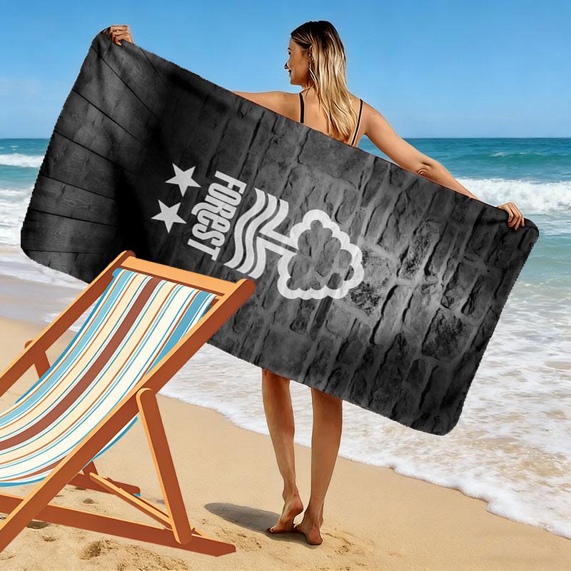 Nottingham Forest F.C Beach Towel, Large Soft Quick Dry Towel for Beach Camping Swimming