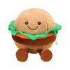 Trendy Plush Toy: Baking Egg Tart Bagel Burger Toast Doll Ornament for Kids