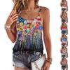 Womens Spring Tops Sleeveless Star Print Camisole Summer Shirts for Women Loose Fit Casual Tank Womens Summer Shirts