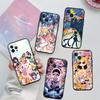 S-Sailors M-Moon Phone Case for Samsung Galaxy A11 A12 A13 A15 A52S A53 A55 A56 A70 A71 A72 A73 F06 F16 F56 S10 Plus S10e