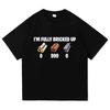 Meme "I'm Fully Bricked Up" Magliette Divertenti da Donna Abbigliamento Moda Hip Hop Maniche Corte Magliette Cotone Casual T-shirt Streetwear