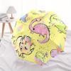 1pc Dinosaur Pattern Automatic Opening/closing umbrella, Reinforced 8-Rib Construction, Compact Travel Umbrella yy250808139