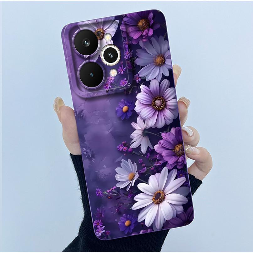 Fundas For Realme 15 Pro 5G Fashion Simplicity Flower Phone Case Shockproof Protection Soft Cover For Realme 15 15Pro 5G Coques
