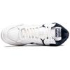 Converse Weapon Non-slip Wear-resistant Mid-top Sneakers Unisex White and Blue
