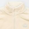 Adidas Originals Trefoil Colorblock Logo Embroidery Zip-Up Stand Collar Jacket Women Outerwear White HY4255