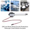Small Electric Linear Actuator 24V Low Noise Short Circuits Protections Telescopic Small Motion Actuator Easy To Use