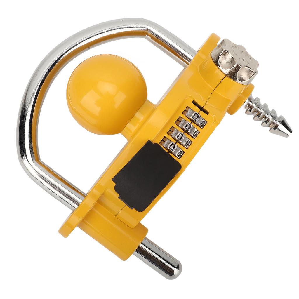 Trailer Coupler Lock Universal Hitch Lock U Shaped Combination Lock for Security
