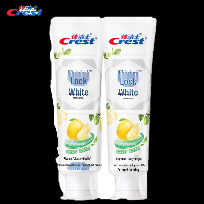 

Crest Dual-Color Lock White Toothpaste