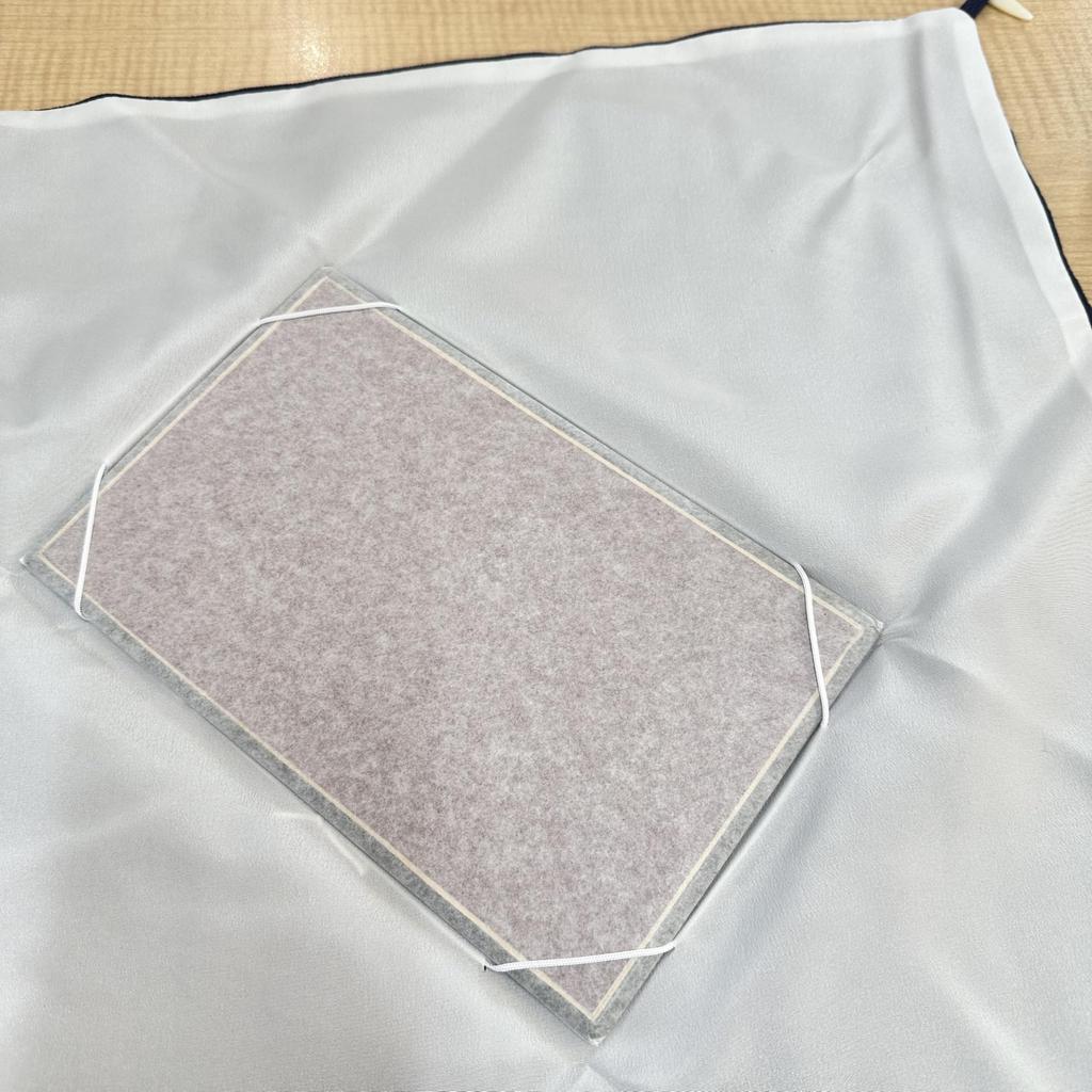 Unisex Fukusa mit Ständer, Geeignet für Feiern, Beerdigungen und Geschenkkuverts (Marine)