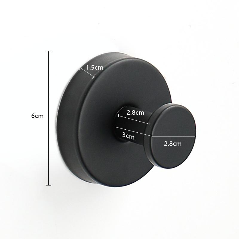 Stainless Steel Suction Cup Hooks Punch-Free Wall Mounted Hook Kitchen Bathroom Powerful Vacuum Sucker Hook Towel Hanging Holder