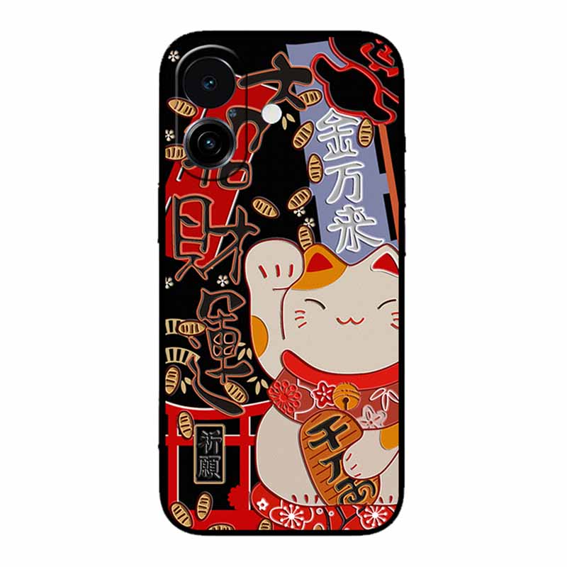 3D Emboss Case For iphone 17 2025 Phone Case Coque Flowers Black Silicone Soft Back Cover For iphone 17 5G Case 6.3" Funda Shell