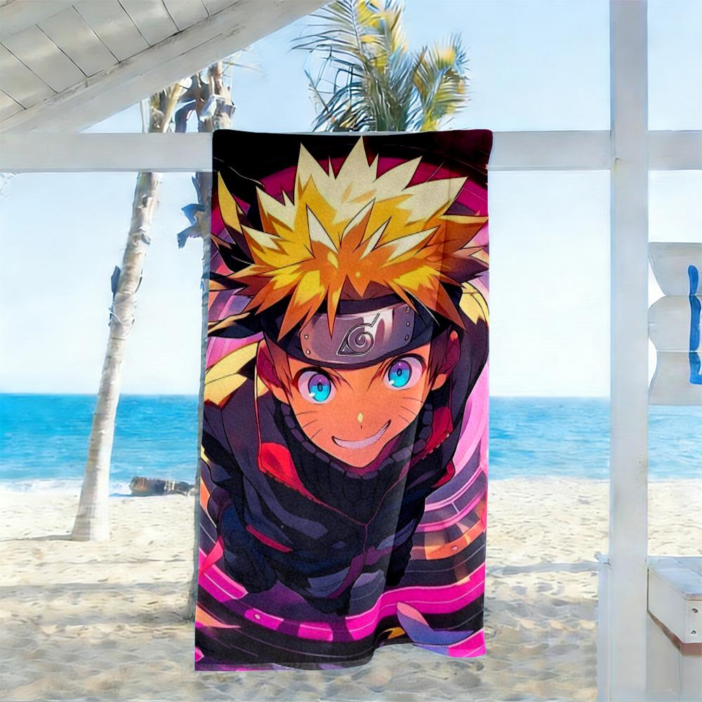 Naruto Beach Towel Super Soft & Absorbent Comfortable Lightweight