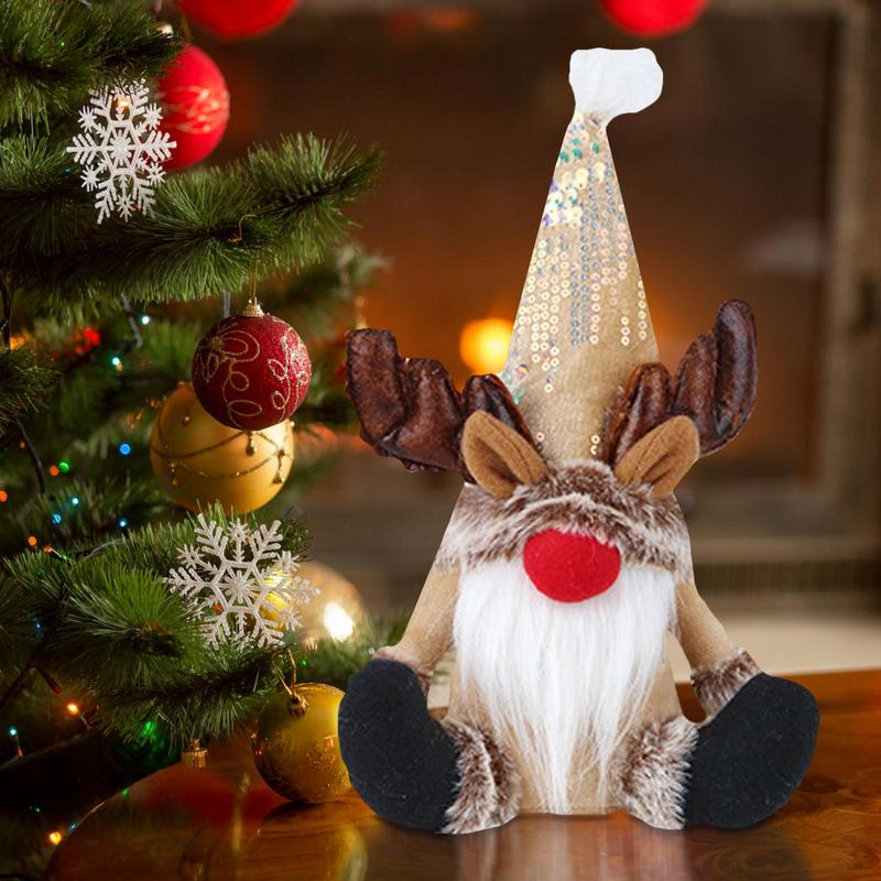 Gnome Christmas Ornaments Christmas Tomte Gnome Decoration Rudolph Ornament Gnomes Christmas Decor Swedish Tomte Dwarf Figurines