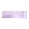 100Pcs Napkin Button Rings Sparkling Rhinestones Inlaid 8-Row Design Napkin Fasteners Festive Tableware Accents