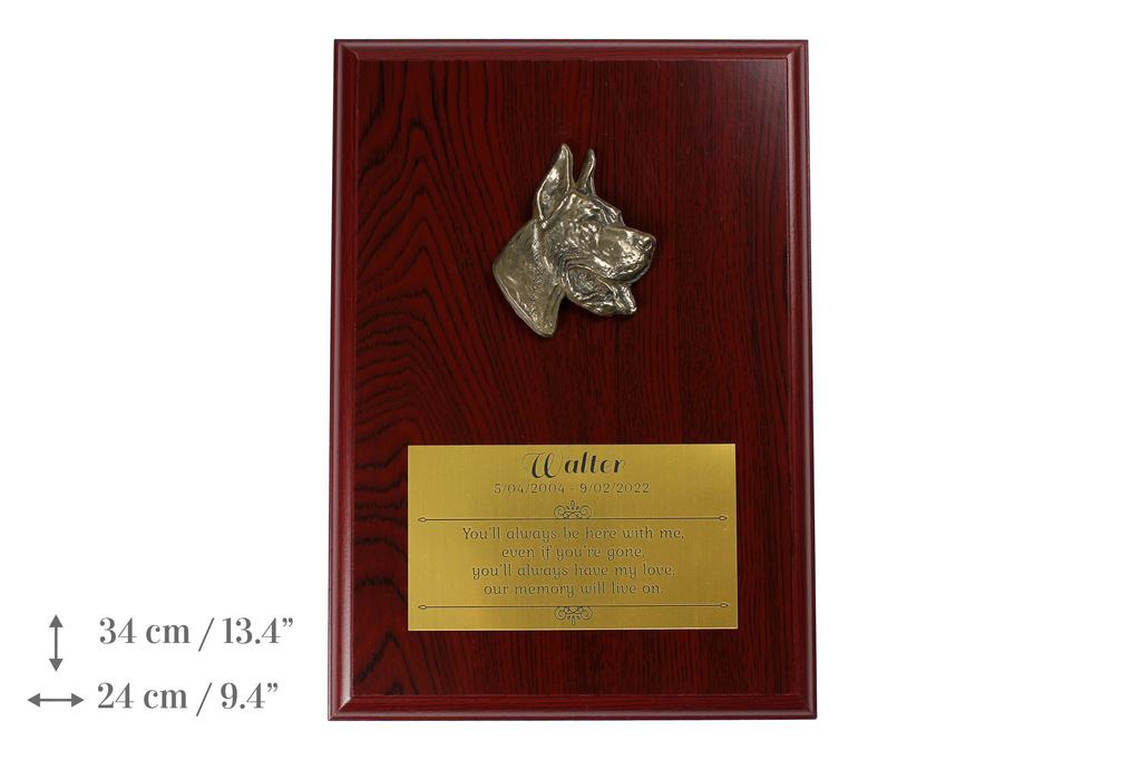 Great Dane – Bas-relief of a dog, small decoration | Art-Dog