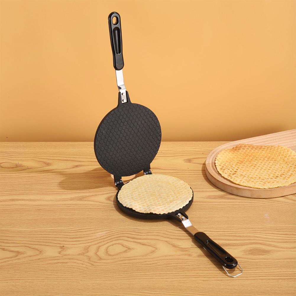 Waffle Pancake Grill Oven Sandwich Iron Crepe Baking Pan Non-Stick Cake Ice Cream Cone Maker Crispy Chicken Rolls Baking Tray
