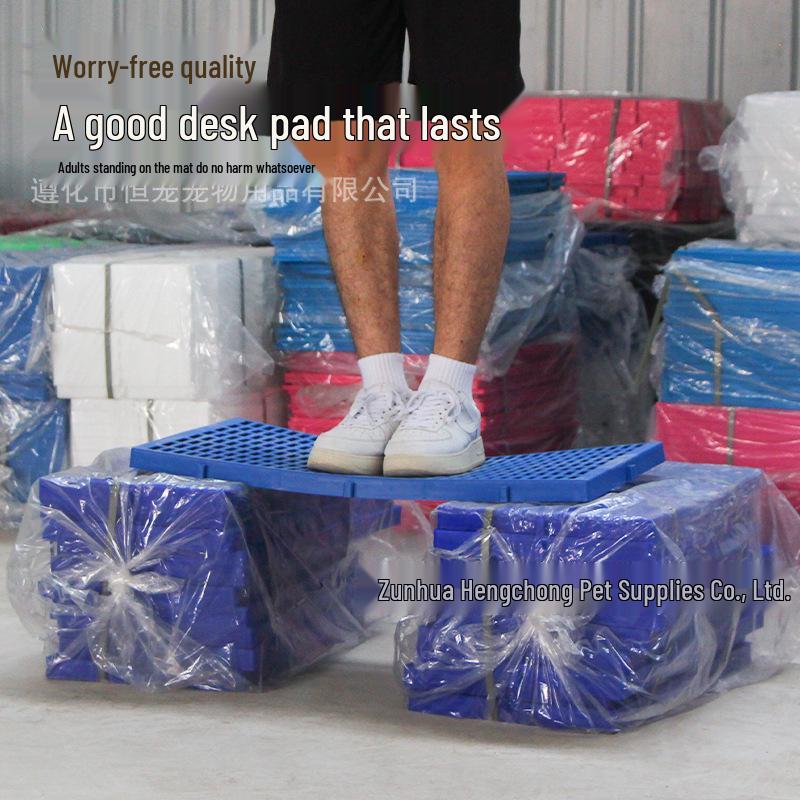 Dog, Cat, Rabbit Cage Anti-Stick Heat Dissipation Pad - Thick, Anti-Bite Plastic Mesh.