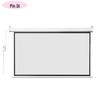 Pindi 150-inch 16:9 Electric Fiberglass Projection Screen