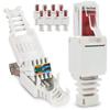 50 X Network Connectors Tool-Free RJ45 CAT6 LAN UTP Cable Plug Without Tools Cat5 Cat7 Installation Cable Patch Cable CNIM Hot