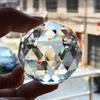 Clear Cut Crystal Sphere 50mm Faceted Gazing Ball Prisms Suncatcher Decor Home