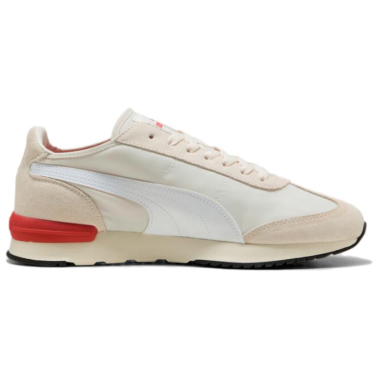 Puma R78 Wind Nylon Versatile Comfortable Durable Low-Top Lifestyle Casual Shoes Unisex Sneaker Gray White 400694-01