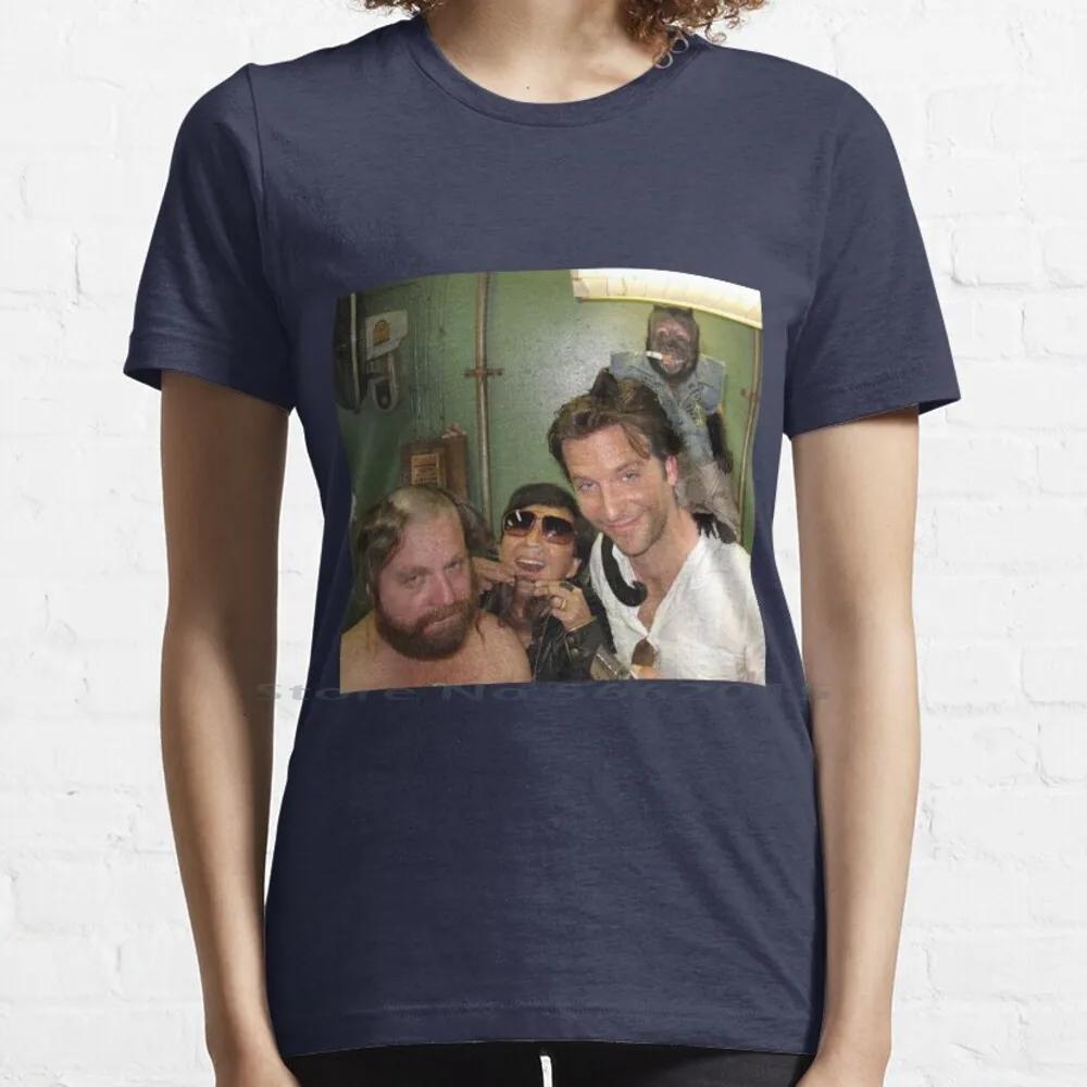 / Hangover Poster Poster T Shirt 100% Cotton Funny The Hangover Party Drunk Movie Beer Drinking Bradley Cooper Comedy Short