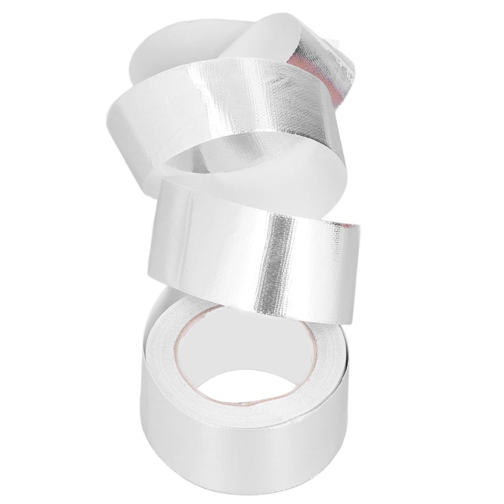 Fiberglass Aluminum Foil Tape Heat Resistant for  Conditioning Hot Cold Duct Repair 25meter