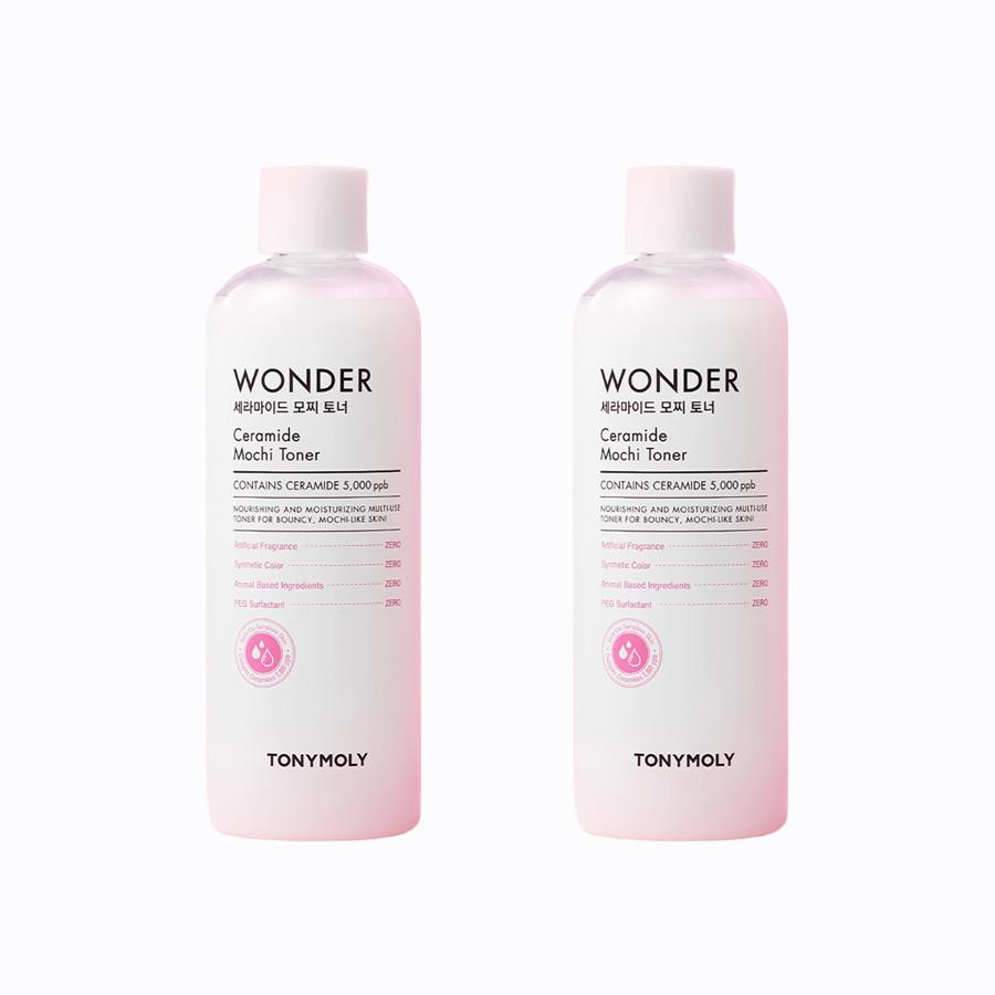 Tonymoly Wonder Ceramide Mochi Toner 500ml (3 Options)