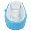 Inflatable Baby Bathtub with Air Pump Anti Leakage Ergonomic Backrest Folding Toddler Bath Tub