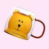 Transparent Cute Bear Mugs Double-layer Bear Tea Coffee Cup Milk Glass Glass Cup  Home Furnishings