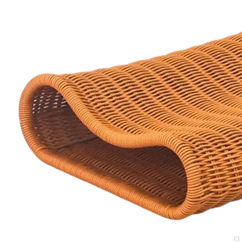 Sauna Neck Pillow Backrest Imitation Rattan Cooling Ergonomic Headrest Cushion for